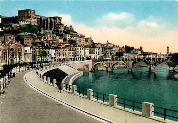 Verona Veneto Ponte Romano Chiesa Santo Stefano Bruecke Stephankirche