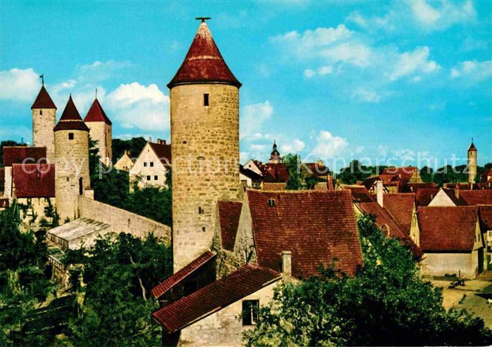 Dinkelsbuehl Wehrtuerme Altstadt 1000jaehrige Stadt