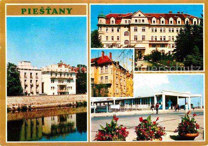 Piestany Liecebne domy Pavla Livia Slovan a Anna Kolonadovy most