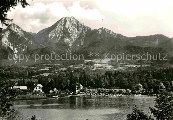 Faakersee Panorama mit Mittagskogel Karawanken