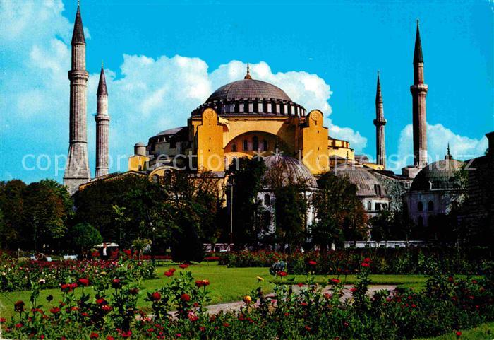Istanbul Constantinopel Sultanahmet Parki ve Ayasofya Hagia Sophia Museum