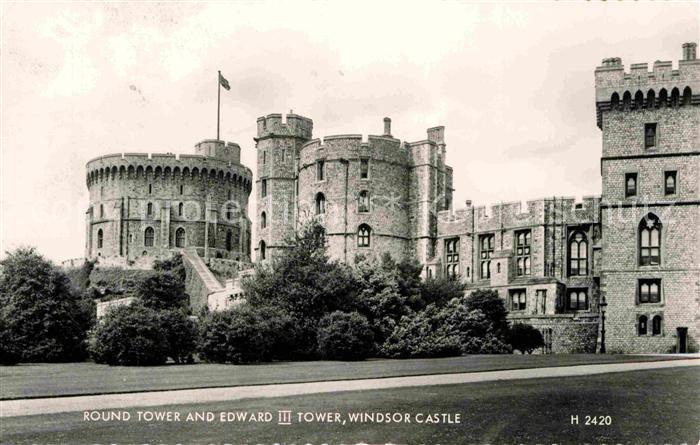 Windsor Castle Round Tower and Edward III Tower