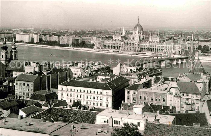 Budapest Dunai latkep Stadtbild mit Donau