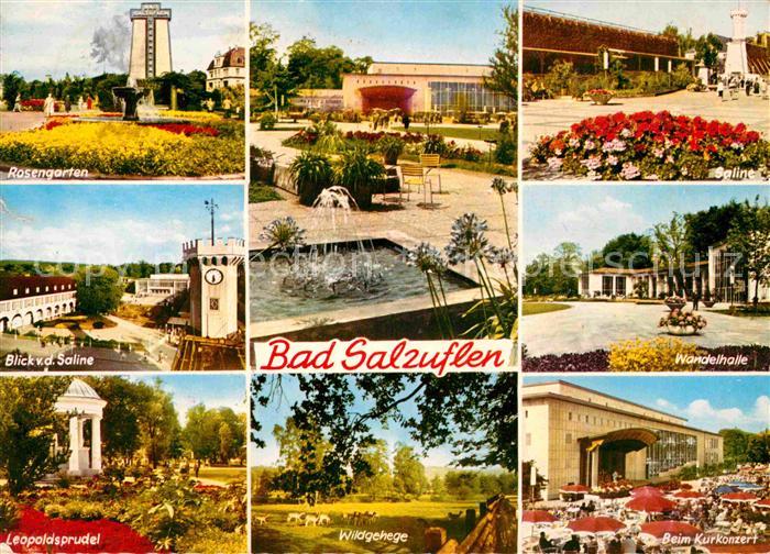 Bad Salzuflen Rosengarten Saline Leopoldsprudel Wildgehege Wandelhalle Kurkonzer