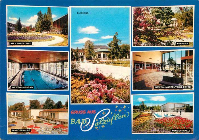Bad Salzuflen Leopoldbad Bewegungsbad Wandelhalle Kurhaus Kurpark Konzerthalle