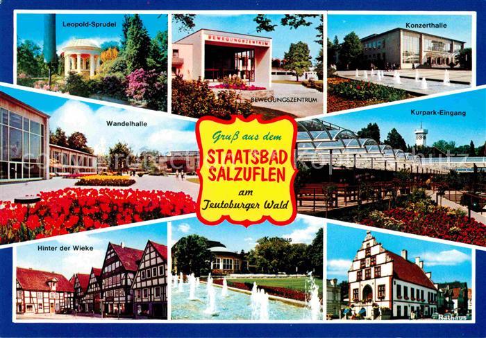 Bad Salzuflen Leopoldsprudel Bewegungszentrum Konzerthalle Kurpark Wandelhalle H