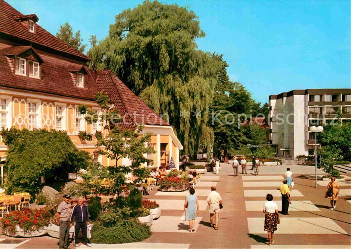Bad Sassendorf Fussgaengerzone im Kurzentrum