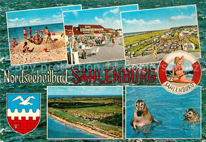 Sahlenburg Strand Restaurants Cafes Promenade Rettungsring Badenixe Seehunde Wap