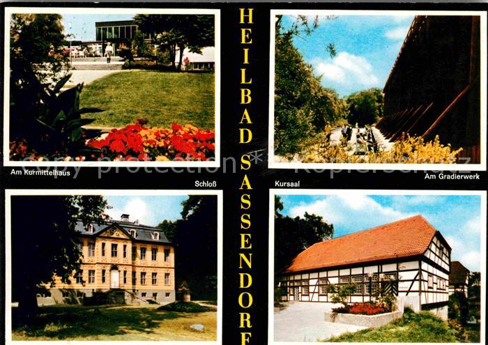 Bad Sassendorf Kurmittelhaus Gradierwerk Kursaal Schloss Heilbad