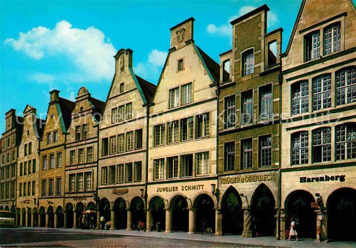 Muenster Westfalen Prinzipalmarkt Giebelhaeuser