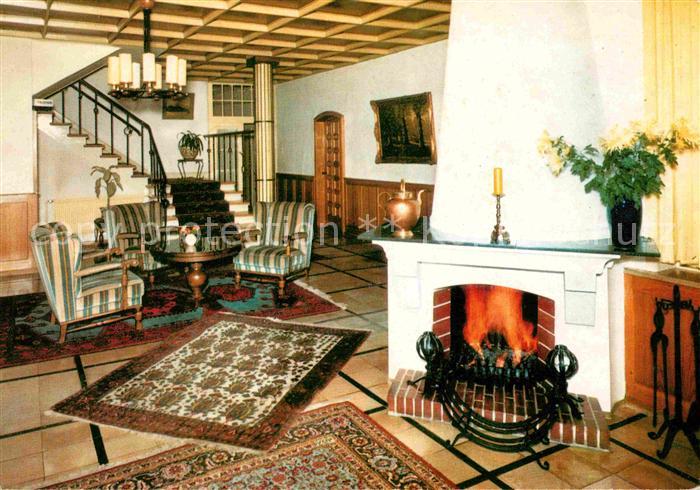 Horn-Bad Meinberg Hotel Kurhaus Zum Stern Kamin Treppenaufgang