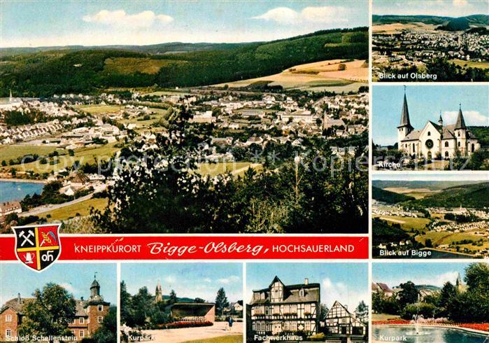 Bigge Panorama Kneippkurort Kirche Kurpark Fachwerkhaus Schloss Schellenstein