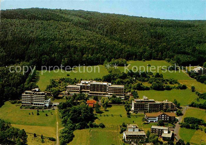 Bad Soden-Salmuenster Kurpark Sanatorien Kurhotels Fliegeraufnahme