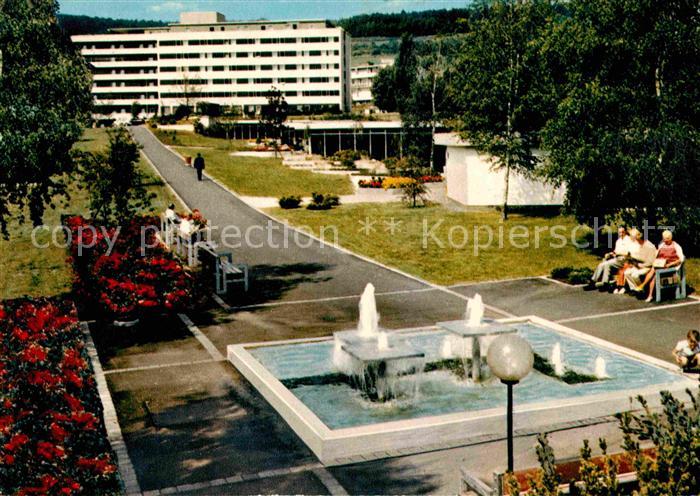 Bad Soden-Salmuenster Kuranlagen Parksanatorium Wasserspiele