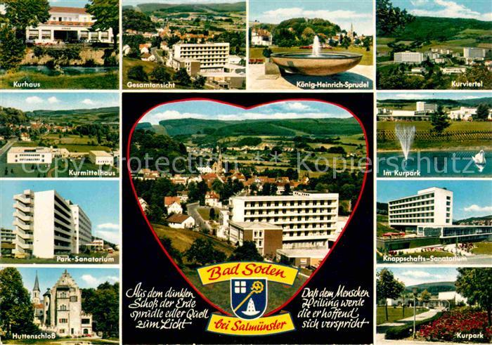 Bad Soden-Salmuenster Kurhaus Koenig Heinrich Sprudel Kurviertel Sanatorium Kurp