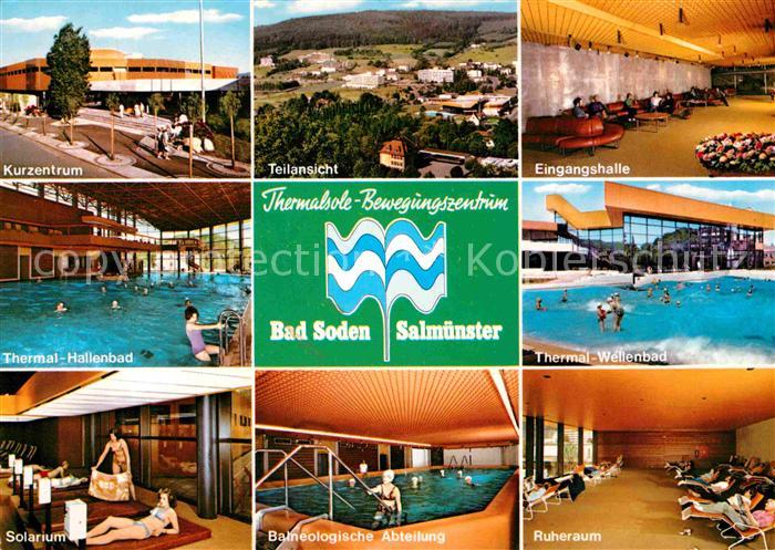 Bad Soden-Salmuenster Kurzentrum Thermalwellenbach Bewegungszentrum