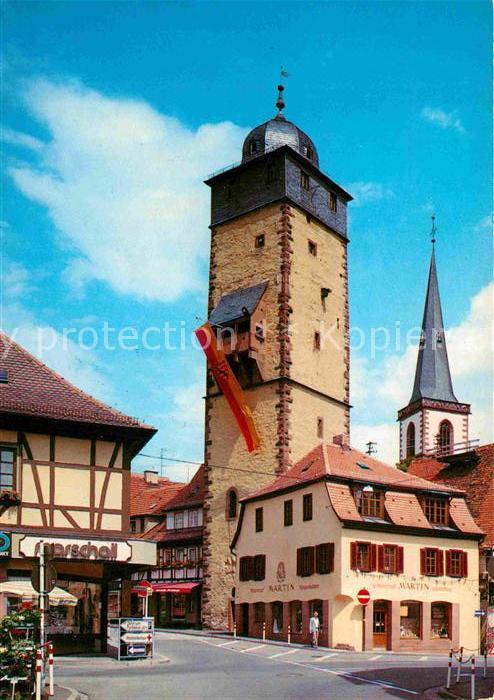 Lohr Main Spessarttor Partie am Bayersturm Altstadt