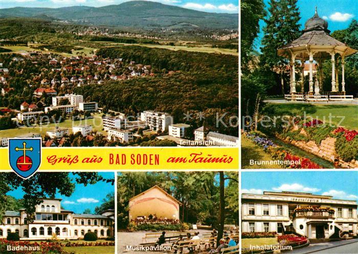 Bad Soden Taunus Teilansicht Brunnentempel Inhalatorium Musikpavillon Badehaus