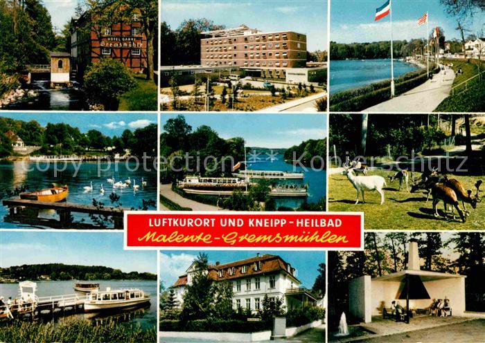 Malente-Gremsmuehlen Luftkurort Kneippheilbad Holsteinische Schweiz Teilansichte