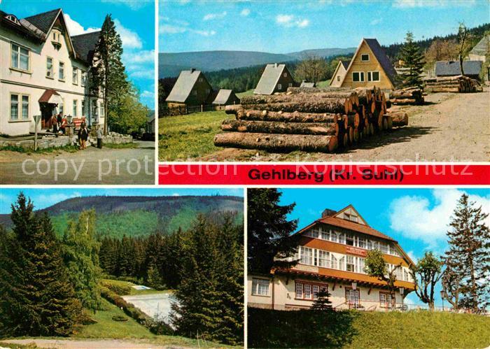 Gehlberg FDGB Erholungsheime OT Schmuecke Waldbad