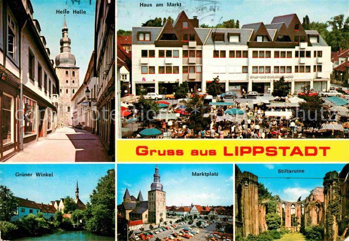 Lippstadt Helle Halle Haus am Markt Gruener Winkel Marktplatz Stiftsruine