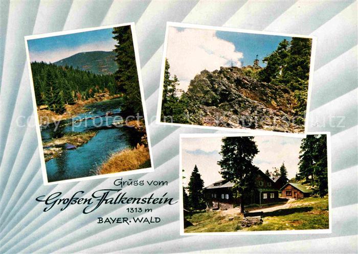 Bayerisch Eisenstein Grosser Falkenstein Bayerischer Wald Berghuette Partie am F