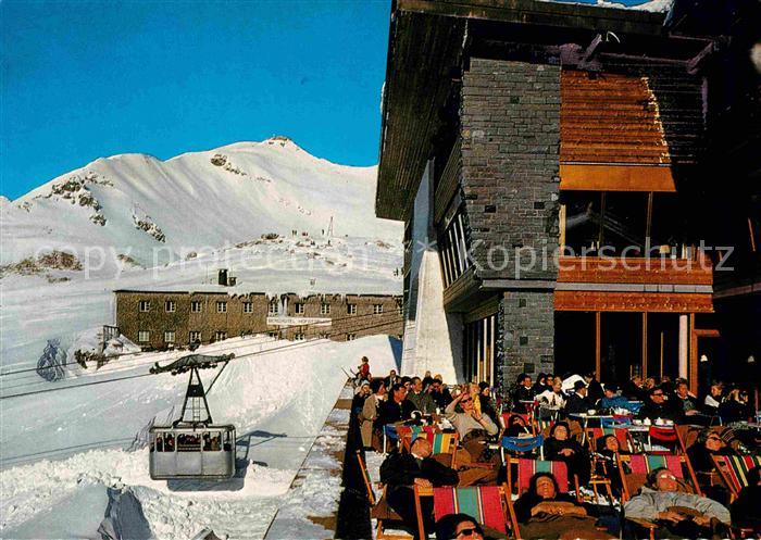 Nebelhorn Bergbahn Bergstation Sonnenterrasse Wintersportplatz Allgaeuer Alpen