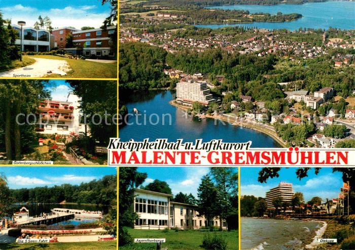 Malente-Gremsmuehlen Luftkurort Kneipp Heilbad Holsteinische Schweiz Fliegeraufn