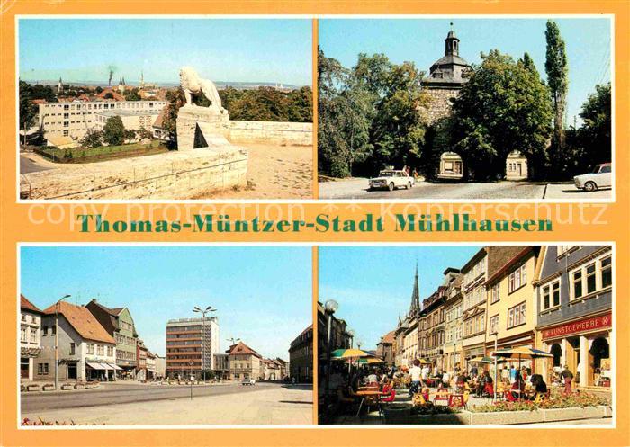 Muehlhausen Thueringen Frauentor Wilhelm Pieck Platz Steinweg Thomas Muentzer St