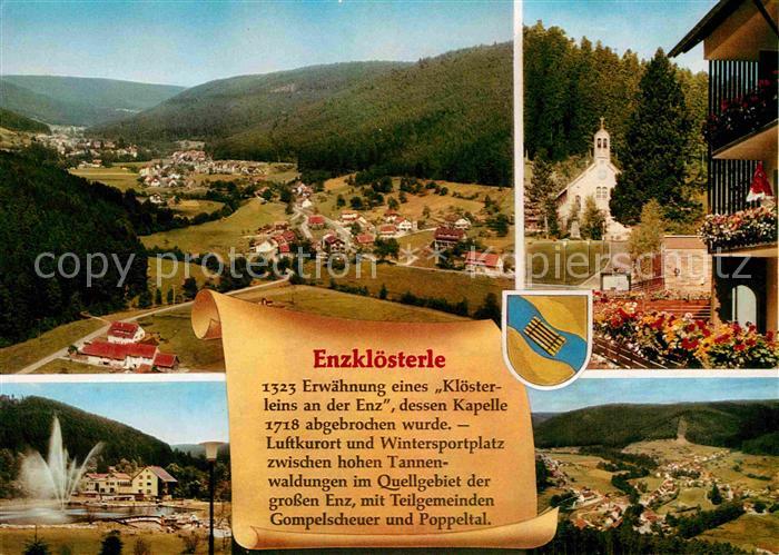 Enzkloesterle Panorama Luftkurort Wintersportplatz Schwarzwald Geschichte