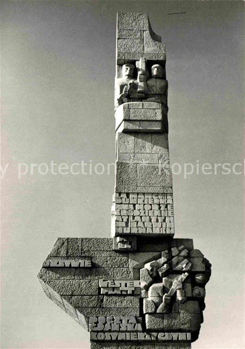 Danzig Westpreussen Pomnik Bohaterow Westerplatte Denkmal