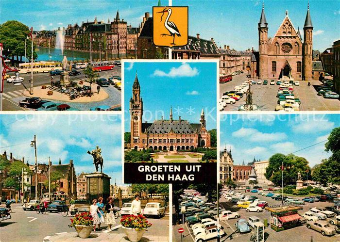 Den Haag Vredespaleis Ridderzaal Binnenhof Monument Denkmal