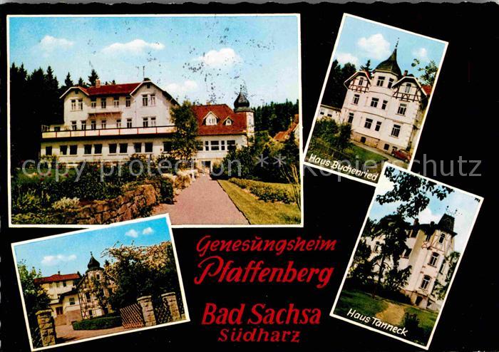 Bad Sachsa Harz Genesungsheim Pfaffenberg Haus Buchenried Haus Tanneck