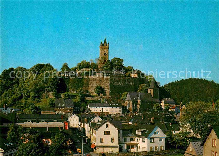 Dillenburg Ansicht mit Schlossberg Oranierstadt