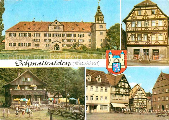 Schmalkalden Thueringen Schloss Wilhelmsburg Lutherhaus HOG Ehrental Altmarkt