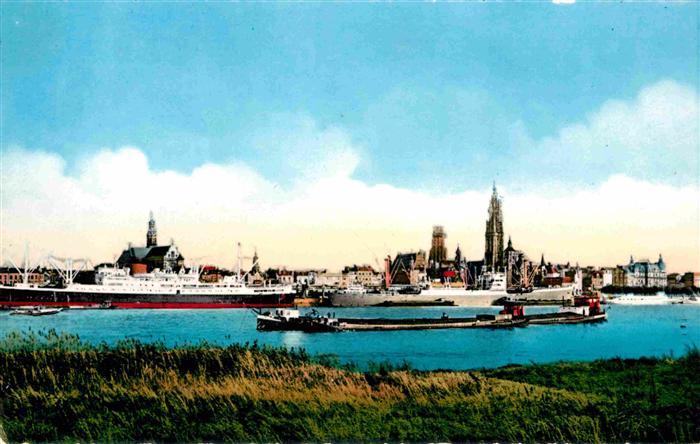 Antwerpen Anvers Rive Gauche avec vue sur L Escaut