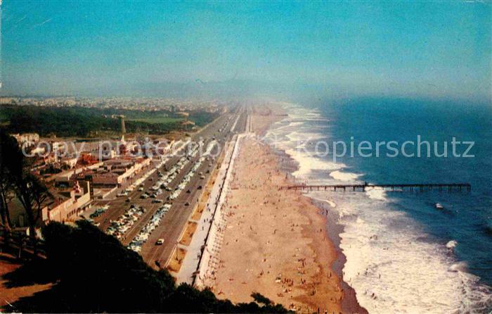 San Francisco California Beach and Great Highway