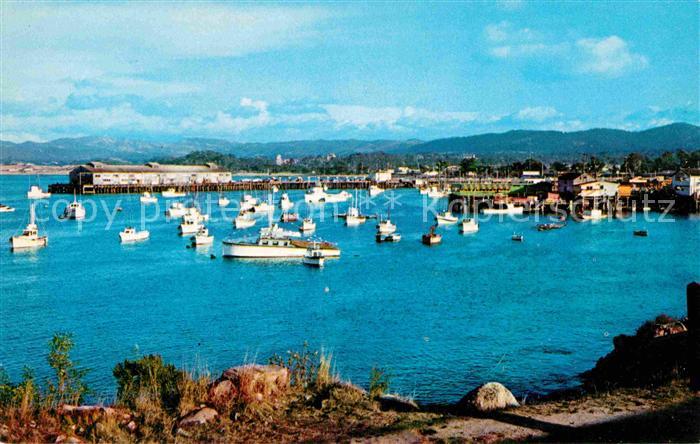 Monterey California Fishing Boats and Wharf