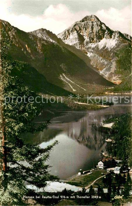 Reutte Tirol Plansee mit Thoneller Hotel Seespitze