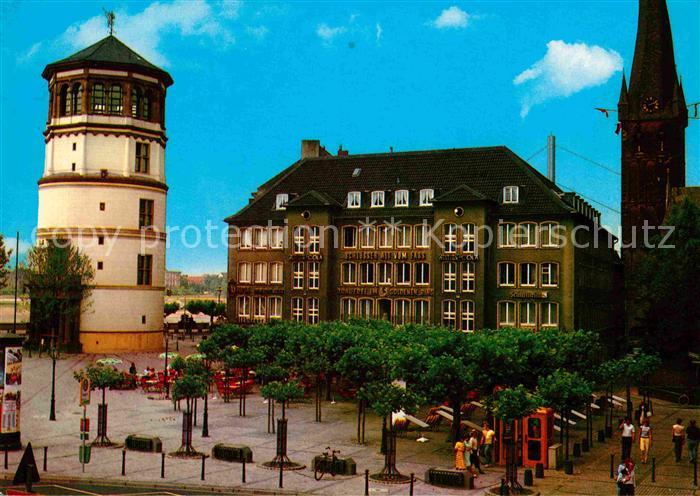 DuessELDORF  CITY Burgplatz mit Schlossturm