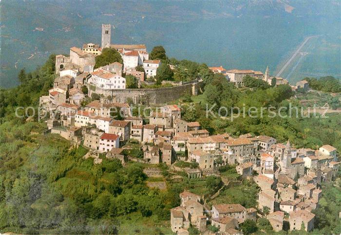 Motovun Fliegeraufnahme