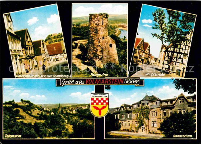 Volmarstein Hauptstrasse Burgruine Sanatorium