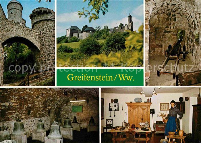 Greifenstein Hessen Muenz-Tor Kanone Glocken-Museum Bauernstube Heimat-Museum