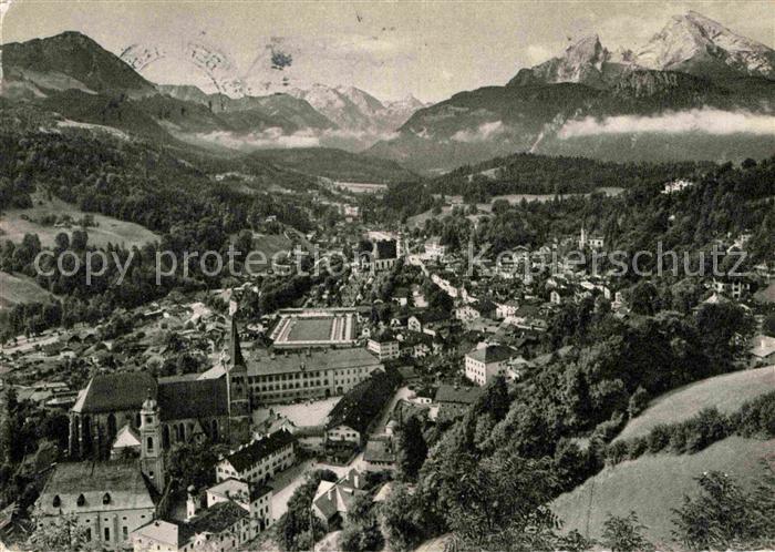 BERCHTESGADEN Bayern mit Watzmann Steinernem Meer und Jenner
