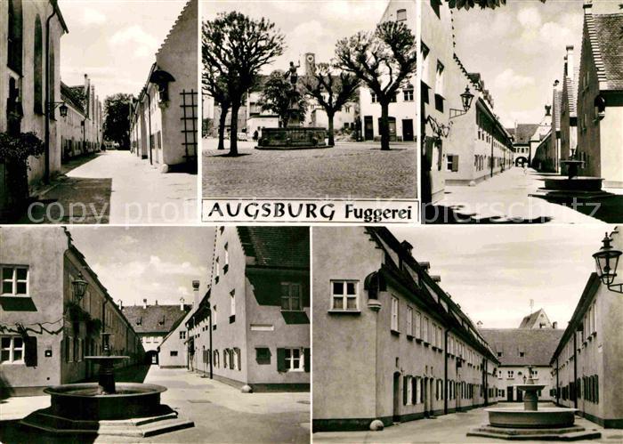 Augsburg Fuggerei aelteste Sozialsiedlung der Welt