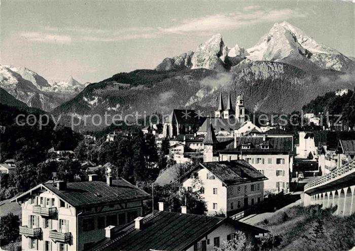 BERCHTESGADEN Bayern mit Watzmann und Steinernem Meer