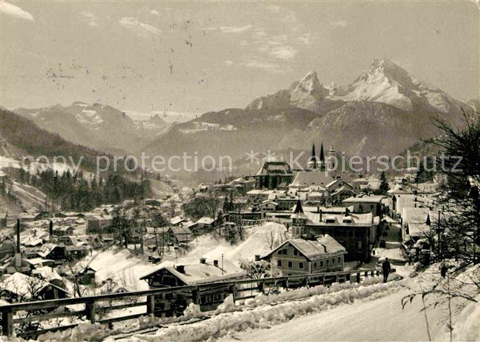 BERCHTESGADEN Bayern mit Watzmann und Steinernem Meer