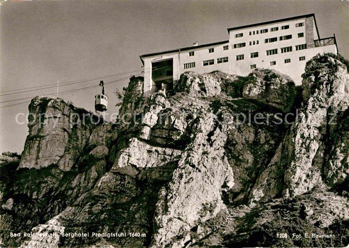 Bad Reichenhall Berhotel Predigtstuhl mit Seilbahn