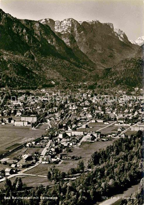 Bad Reichenhall Fliegeraufnahme mit Reiteralm