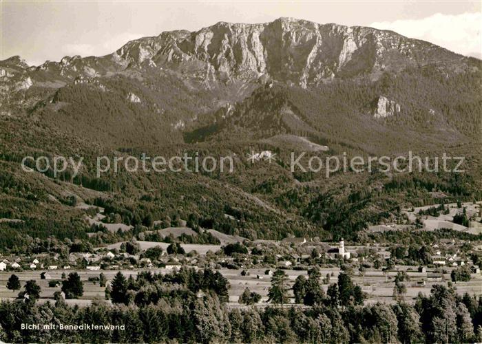 Bichl Benediktbeuern Fliegeraufnahme mit Benediktenwand